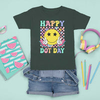 Happy Dot Day T Shirt For Kid Cute Smile Face Retro Groovy - Wonder Print Shop