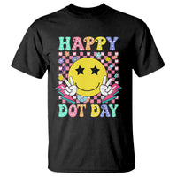Happy Dot Day T Shirt Cute Smile Face Retro Groovy - Wonder Print Shop