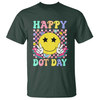 Happy Dot Day T Shirt Cute Smile Face Retro Groovy - Wonder Print Shop