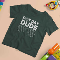 Dot Day Dude T Shirt For Kid Simple Cool Glasses Dots - Wonder Print Shop