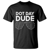 Dot Day Dude T Shirt Simple Cool Glasses Dots - Wonder Print Shop