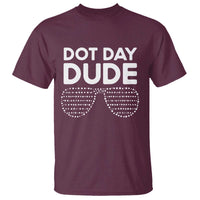 Dot Day Dude T Shirt Simple Cool Glasses Dots - Wonder Print Shop