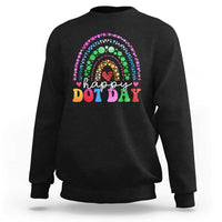 Happy Dot Day Sweatshirt Retro Rainbow - Wonder Print Shop