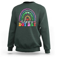 Happy Dot Day Sweatshirt Retro Rainbow - Wonder Print Shop