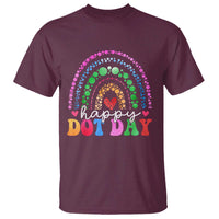 Happy Dot Day T Shirt Retro Rainbow - Wonder Print Shop