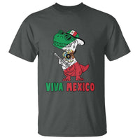Viva Mexico T Shirt Funny Mexican Dance Dinosaur Hispanic Heritage - Wonder Print Shop