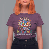 Hispanic Heritage Month T Shirt For Women Herencia Hispana Celebration Hispanic Americans - Wonder Print Shop