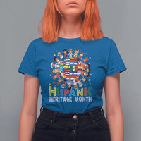 Hispanic Heritage Month T Shirt For Women Herencia Hispana Celebration Hispanic Americans - Wonder Print Shop