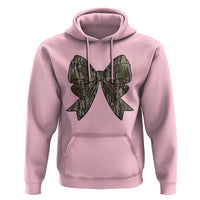 Camo Coquette Bow Duck Hunting Hoodie Retro Camouflage - Wonder Print Shop