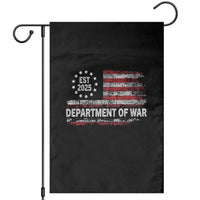 Department of War Est 2025 Garden Flag Patriotic Military Vintage Grunge American Flag - Wonder Print Shop