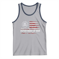Department of War Est 2025 Tank Top Patriotic Military Vintage Grunge American Flag - Wonder Print Shop