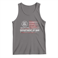 Department of War Est 2025 Tank Top Patriotic Military Vintage Grunge American Flag - Wonder Print Shop