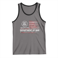Department of War Est 2025 Tank Top Patriotic Military Vintage Grunge American Flag - Wonder Print Shop