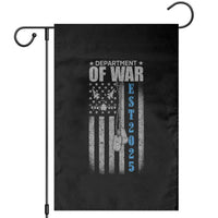 Department of War Est 2025 Garden Flag Military Patriotic Dog Tags American Flag - Wonder Print Shop