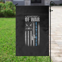 Department of War Est 2025 Garden Flag Military Patriotic Dog Tags American Flag - Wonder Print Shop
