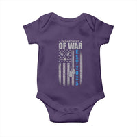 Department of War Est 2025 Baby Onesie Military Patriotic Dog Tags American Flag - Wonder Print Shop