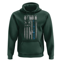 Department of War Est 2025 Hoodie Military Patriotic Dog Tags American Flag - Wonder Print Shop