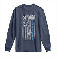 Department of War Est 2025 Long Sleeve Shirt Military Patriotic Dog Tags American Flag - Wonder Print Shop