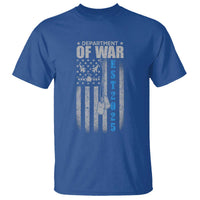 Department of War Est 2025 T Shirt Military Patriotic Dog Tags American Flag - Wonder Print Shop