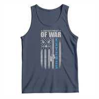 Department of War Est 2025 Tank Top Military Patriotic Dog Tags American Flag - Wonder Print Shop