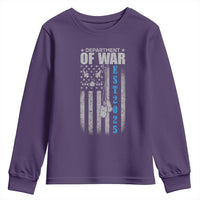 Department of War Est 2025 Youth Sweatshirt Military Patriotic Dog Tags American Flag - Wonder Print Shop