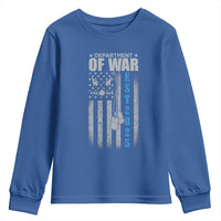 Department of War Est 2025 Youth Sweatshirt Military Patriotic Dog Tags American Flag - Wonder Print Shop