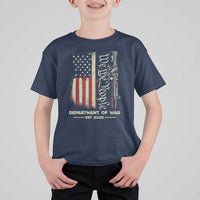Department of War Est 2025 T Shirt For Kid We The People Rifle American Flag Patriotic 2A Statement - Wonder Print Shop