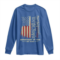 Department of War Est 2025 Long Sleeve Shirt We The People Rifle American Flag Patriotic 2A Statement - Wonder Print Shop