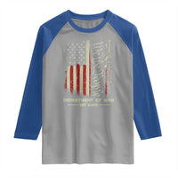 Department of War Est 2025 Raglan Shirt We The People Rifle American Flag Patriotic 2A Statement - Wonder Print Shop