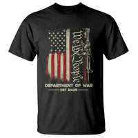 Department of War Est 2025 T Shirt We The People Rifle American Flag Patriotic 2A Statement - Wonder Print Shop