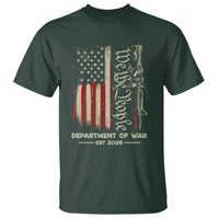 Department of War Est 2025 T Shirt We The People Rifle American Flag Patriotic 2A Statement - Wonder Print Shop