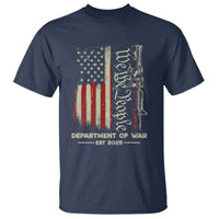 Department of War Est 2025 T Shirt We The People Rifle American Flag Patriotic 2A Statement - Wonder Print Shop