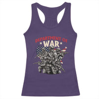 Department of War Est 2025 Racerback Tank Top Patriotic Combat Squad Tactical Soldiers Graphic - Wonder Print Shop
