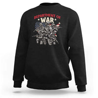 Department of War Est 2025 Sweatshirt Patriotic Combat Squad Tactical Soldiers Graphic - Wonder Print Shop