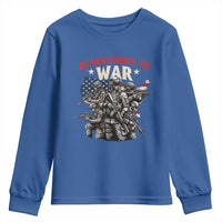 Department of War Est 2025 Youth Sweatshirt Patriotic Combat Squad Tactical Soldiers Graphic - Wonder Print Shop