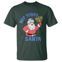 Santa Hanukkah T Shirt Not Today Santa Chanukah Jewish Festival Jew Hanukkah - Wonder Print Shop