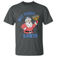 Santa Hanukkah T Shirt Not Today Santa Chanukah Jewish Festival Jew Hanukkah - Wonder Print Shop