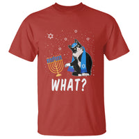 Hanukkah Cat T Shirt What Hanukkah Cat Funny Chanukah Jewish Women Girls Kids - Wonder Print Shop