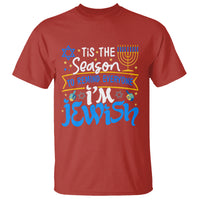 Tis The Season To Remind Everyone Im Jewish Funny Hanukkah T Shirt - Wonder Print Shop