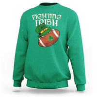 Fighting Irish Sweatshirt Football Shamrock St Patricks Spirit Classic Vintage