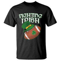 Fighting Irish T Shirt Football Shamrock St Patricks Spirit Classic Vintage