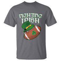 Fighting Irish T Shirt Football Shamrock St Patricks Spirit Classic Vintage