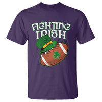 Fighting Irish T Shirt Football Shamrock St Patricks Spirit Classic Vintage