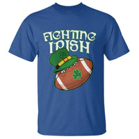 Fighting Irish T Shirt Football Shamrock St Patricks Spirit Classic Vintage