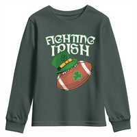 Fighting Irish Youth Sweatshirt Football Shamrock St Patricks Spirit Classic Vintage