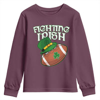 Fighting Irish Youth Sweatshirt Football Shamrock St Patricks Spirit Classic Vintage