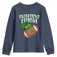 Fighting Irish Youth Sweatshirt Football Shamrock St Patricks Spirit Classic Vintage