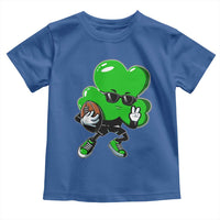 St Patricks Day Shamrock Playing Football Toddler T Shirt Cute Gift for Sports Lovers