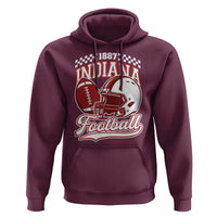 Indiana Pride Football Lover Hoodie Retro IN for Sport Fans