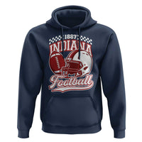 Indiana Pride Football Lover Hoodie Retro IN for Sport Fans